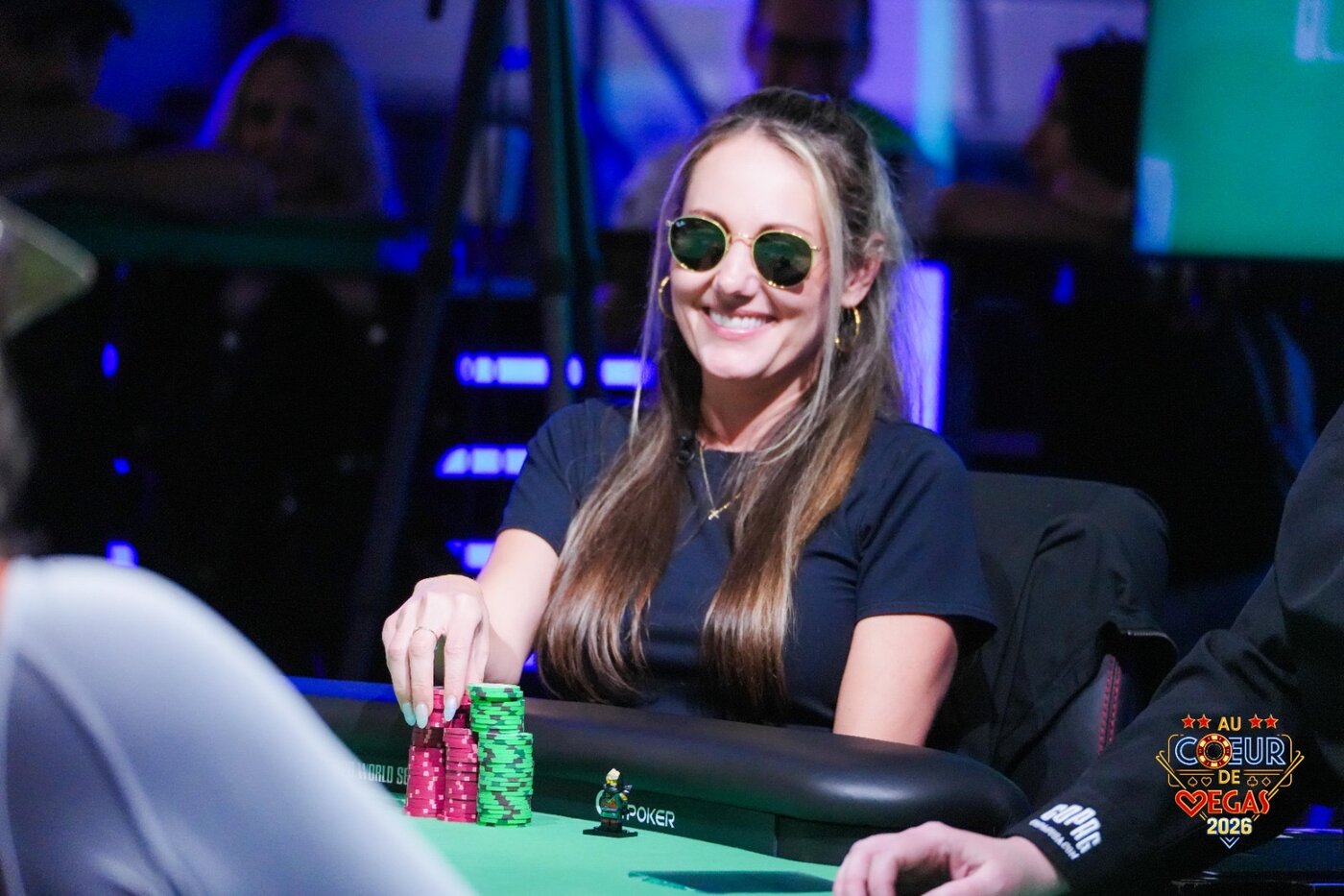 Lexy Gavin-Mather at a WSOP final table