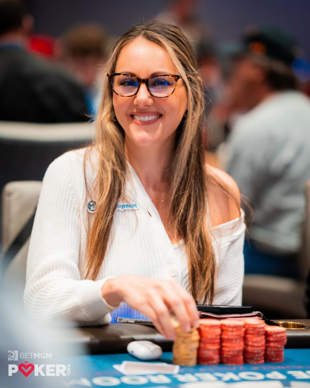 Lexy Gavin-Mather at the poker table