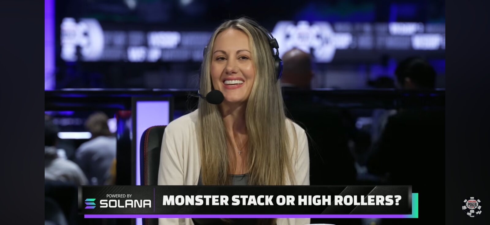 Lexy Gavin-Mather co-hosting the WSOP 2026 Countdown Show
